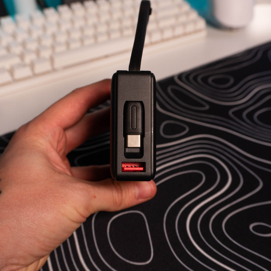Power bank cable integrado