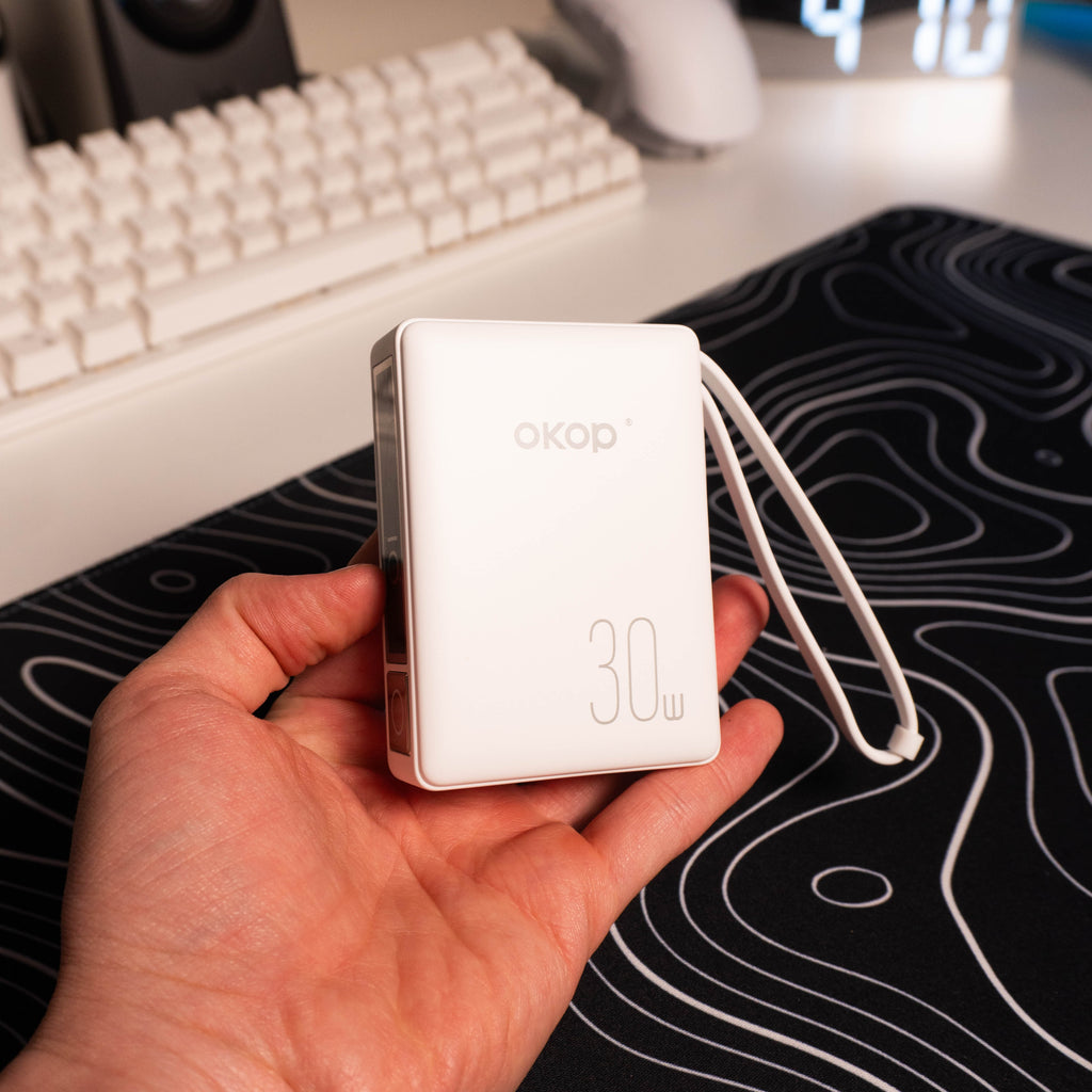 Power bank cable integrado