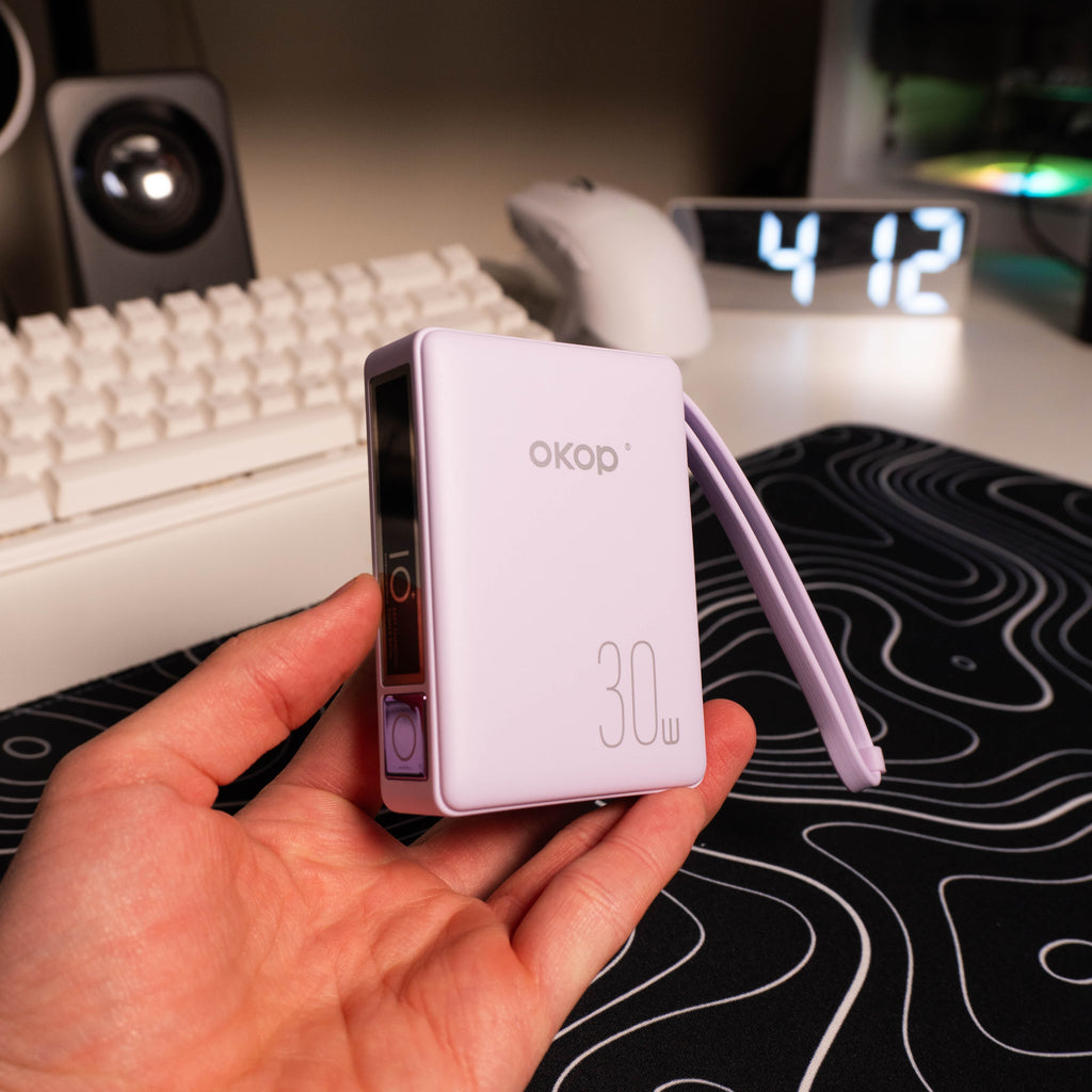 Power bank cable integrado